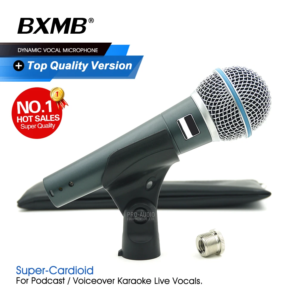 

Grade A Quality Professional Wired Microphone BETA58 Super-cardioid BETA58A Dynamic Mic For Karaoke Live Vocal Performance Stage