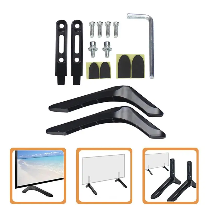 

Tv Stand Table Base Universalbracket Legs Television Adjustable Feet Mount For Or Sound Above Mounting Arm Bar Led Leg
