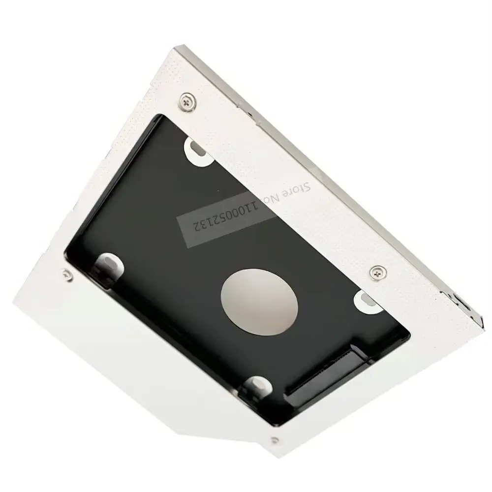 Фото Алюминиевый 2,5 SATA жесткий диск HDD SSD оптический отсек Caddy адаптер рамка для Acer Aspire E5-575G E5-411G E5-771G VN7-792G VN7-791G №2