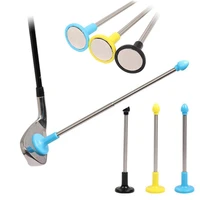 adjustable sports correct alignment swing trainers golf training aid demonstration rod magnetic lie angle tool
