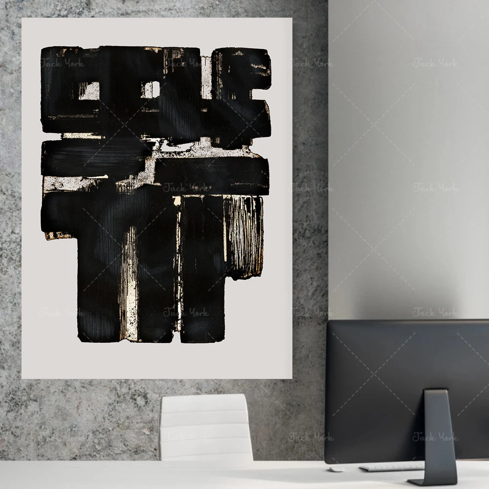 Фото Постер Пьера Суляжеса |   принт Soulages |   рисунки Соллея |   Выставка Соллея №2