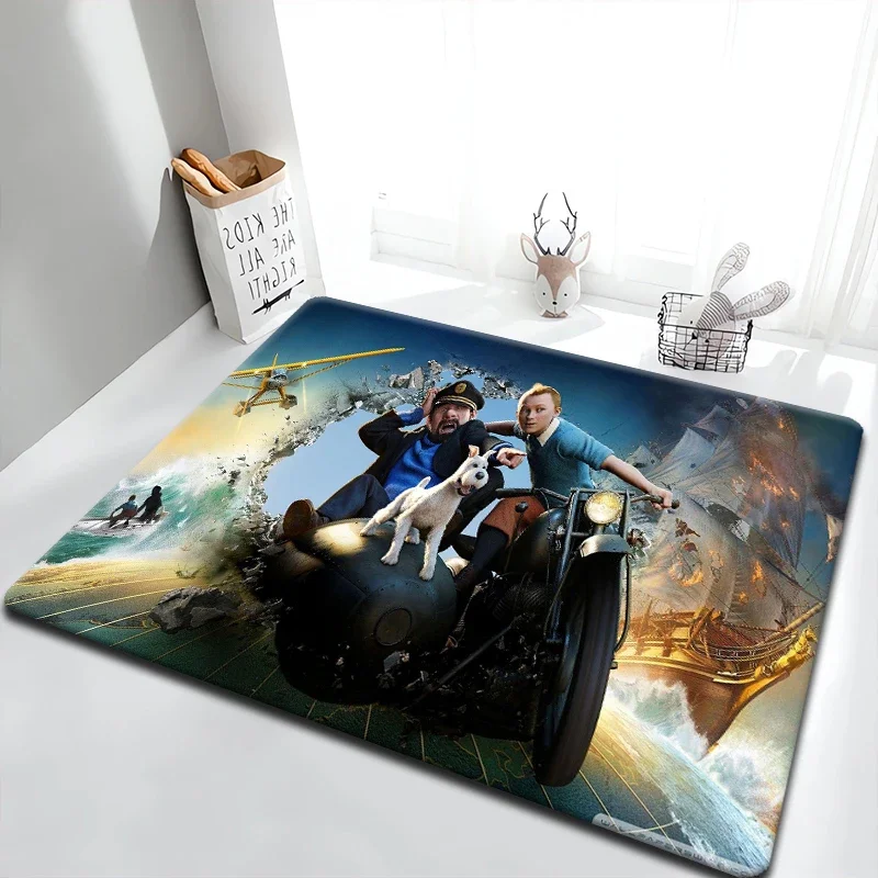 Коврик L-Les Aventures de Tintin et Milou коврик для входной двери украшение спальни гостиной