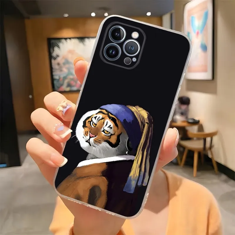 Чехол для телефона с мультяшным изображением толстых тигров хит продаж 2023