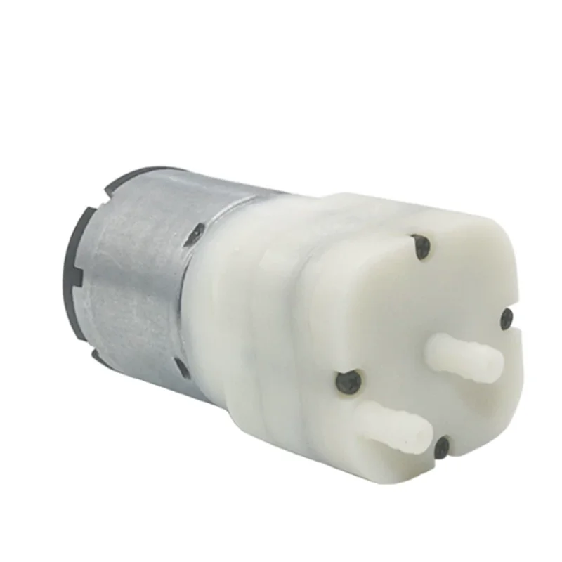 Фото Миниатюрный диафрагменный воздушный насос DC 12V RK-528 - Высокопроизводительный компрессор 32 мм для аквариумов, рыбных резервуаров и DIY-проектов №1