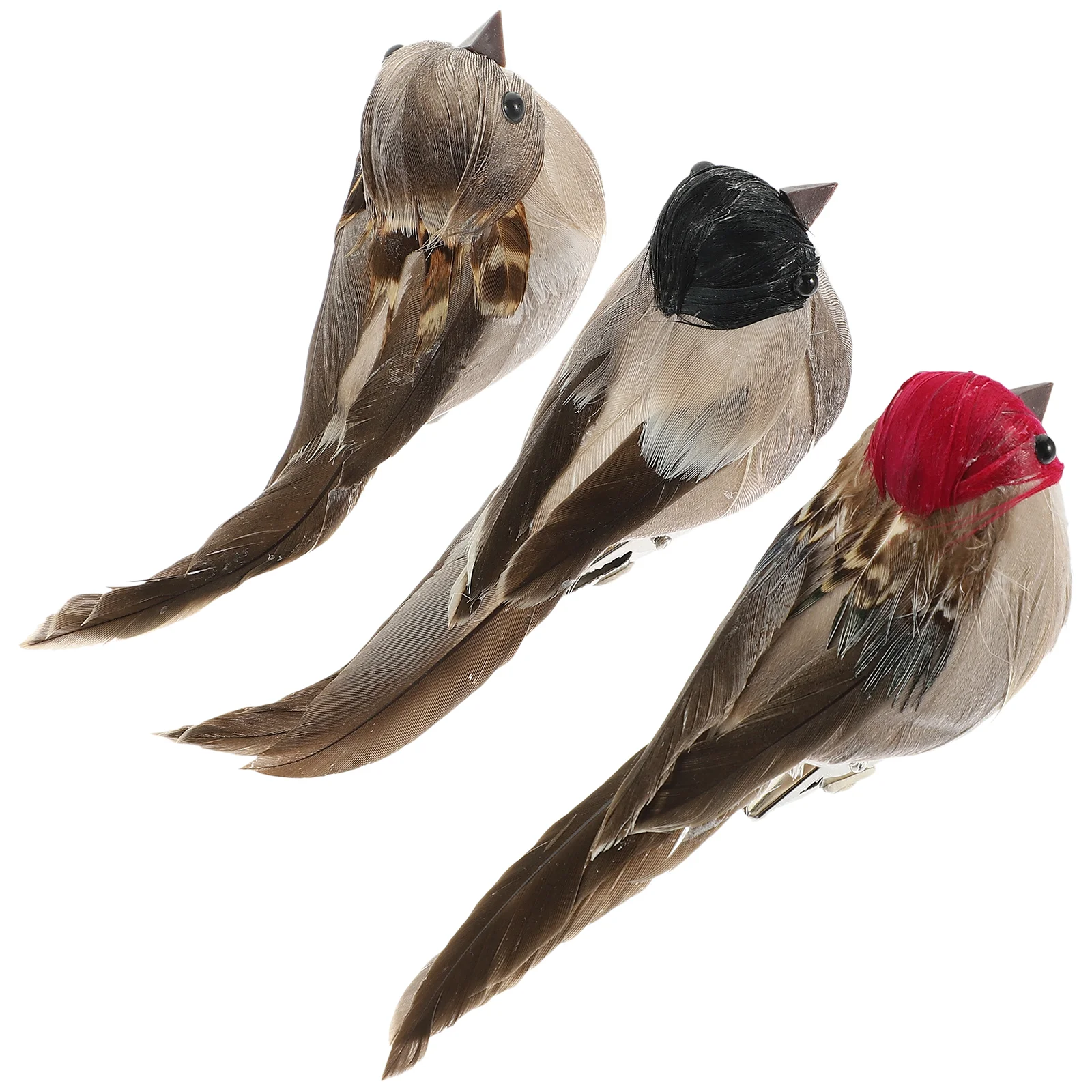 

Artificial Cardinal Birds Wedding Table Decor Christmas Tree Decor Artificial White Doves Bird Figures Decor Red Home Decor