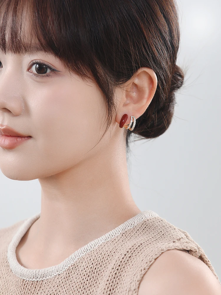 Романтический сезон ~ европейские и американские дизайнерские серьги National Sle 2024