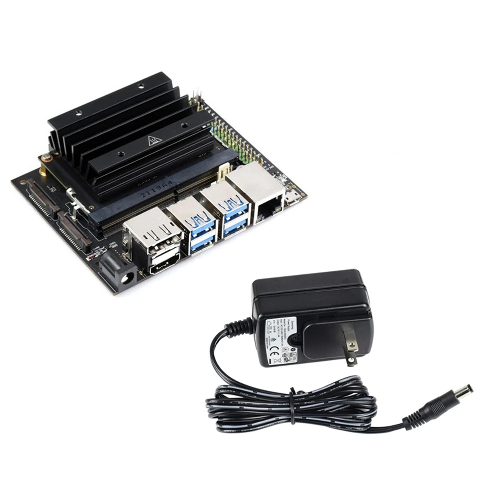 

For Jetson Nano 4G+16G EMMC Developer Kit Small Computer AI Development Board with Jetsonnano Module+Power Cable US Plug