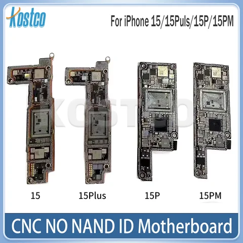 Материнская плата с ЧПУ-резкой для iPhone 15 Plus Pro MAX 4G 5G версии, полировка логической платы, замена основной полосы частот ЦП AP RF без платы NAND