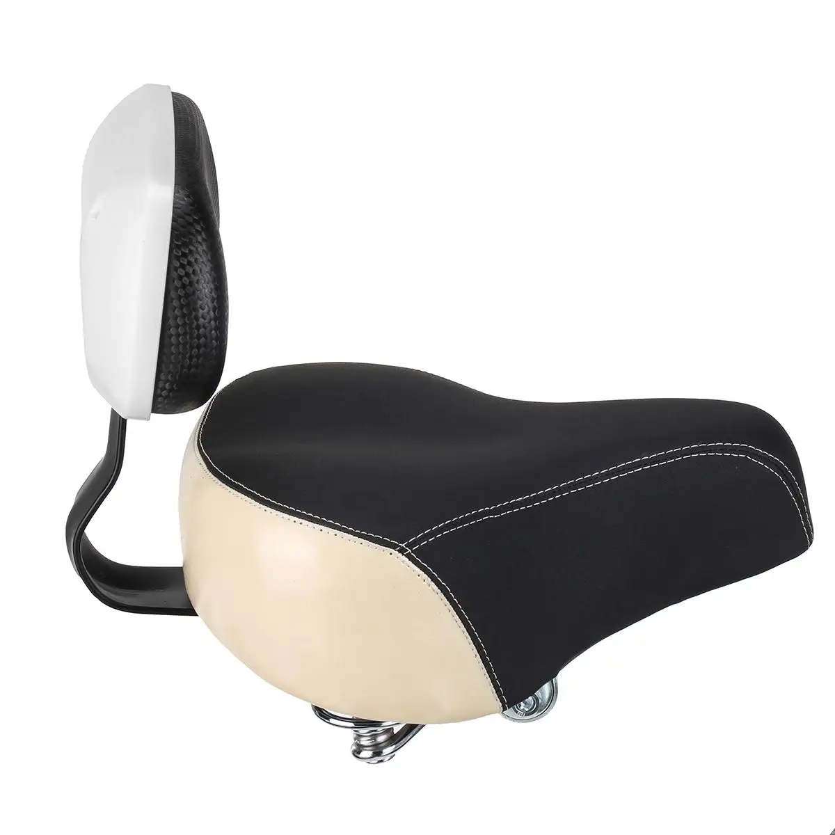 Bike Seat Cover Wide Big Bum Bicycle Saddle Comfortable Soft Electric Scooter Seat Cushion with Backrest Universal Cycling Parts