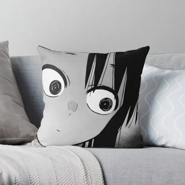 

Nagatoro Eyes Ijiranaide Nagatoro San Printing Throw Pillow Cover Throw Case Sofa Cushion Waist Decorative Pillows not include
