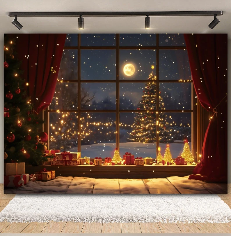 

Рождественский виниловый фон