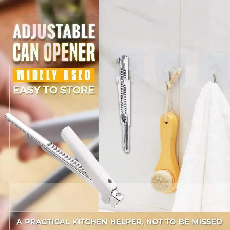 

Adjustable Can Opener Multifunctional Stainless Steel Can Opener Kitchen Accessories For Home RERI889