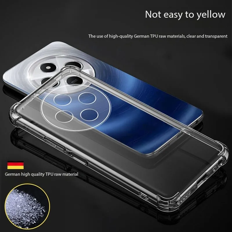 Прозрачные мягкие чехлы для Xiaomi Redmi 14C 4G чехол телефона Противоударная Прозрачная