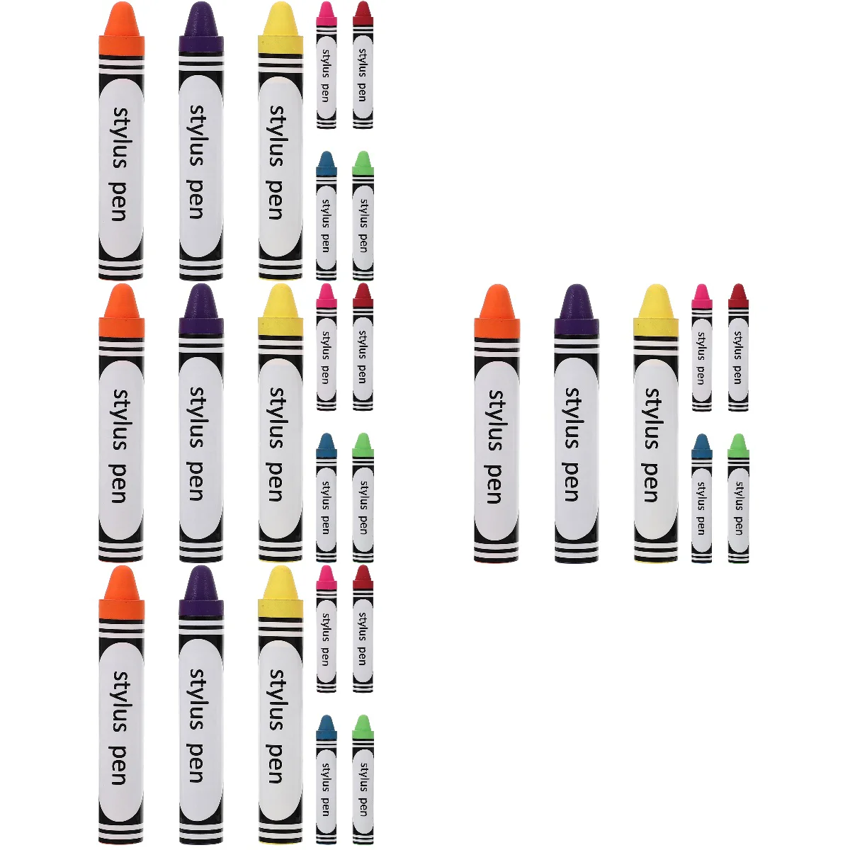 

28 Stylus Pens Electronic Screen Writing Pens Portable Tablet Pens