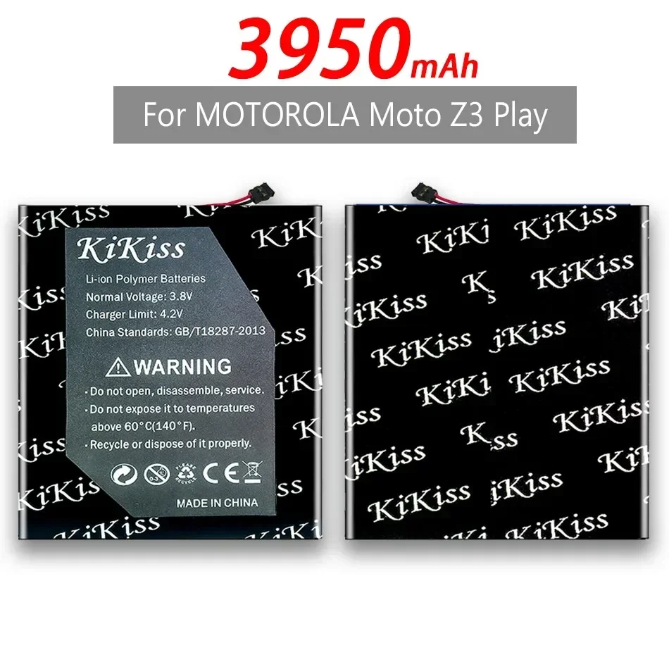Аккумулятор KiKiss для MOTOROLA 3950 мАч JS40 JS 40 Moto Z3 Play Z3Play XT1929-1 XT1929-4 XT1929-5 XT1929-6 XT1929-8