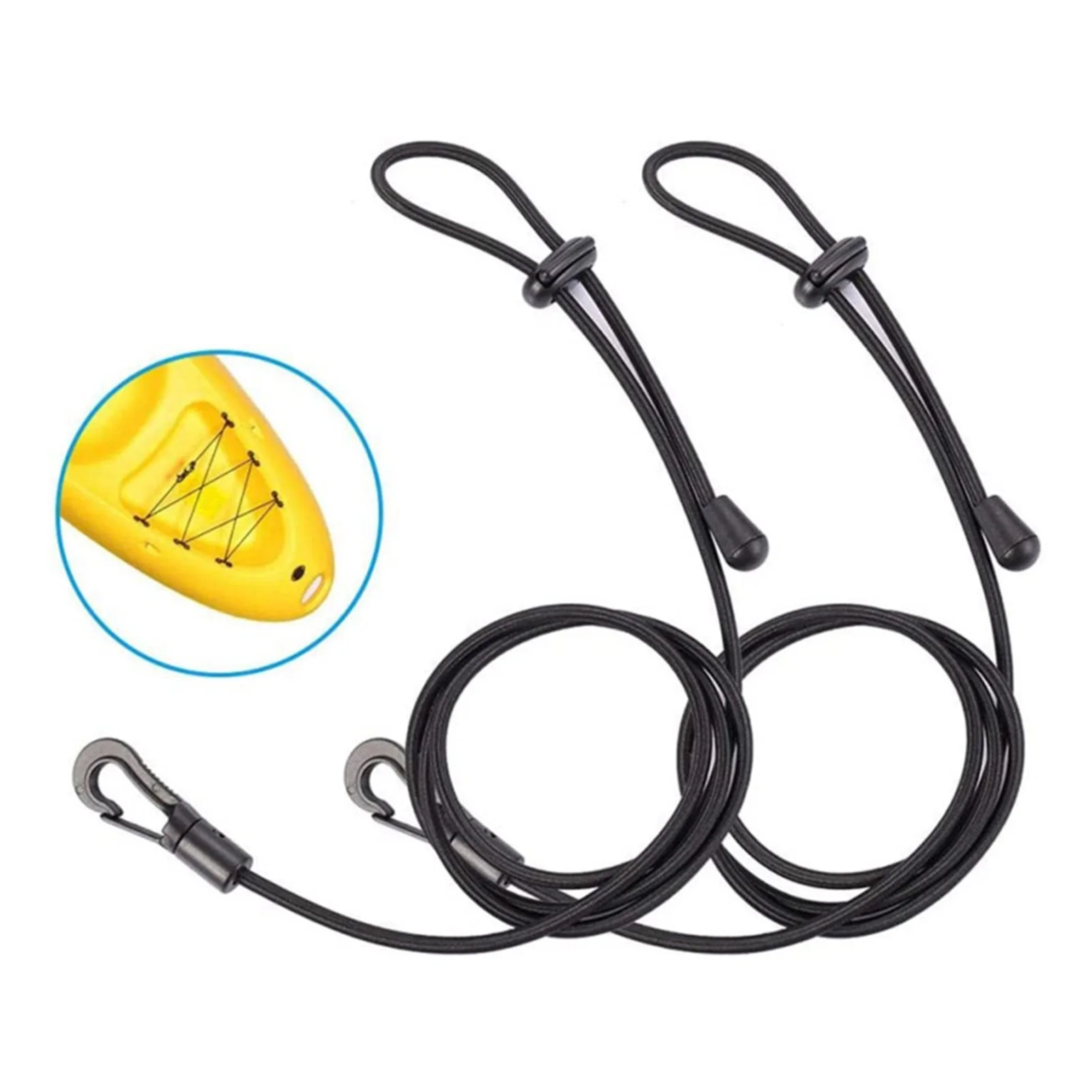 

Сверхмощный банджи-шнур, шнурок, ремешок с карабинами, Аксессуары Для Каяка, кемпинга, велоспорта, багажа