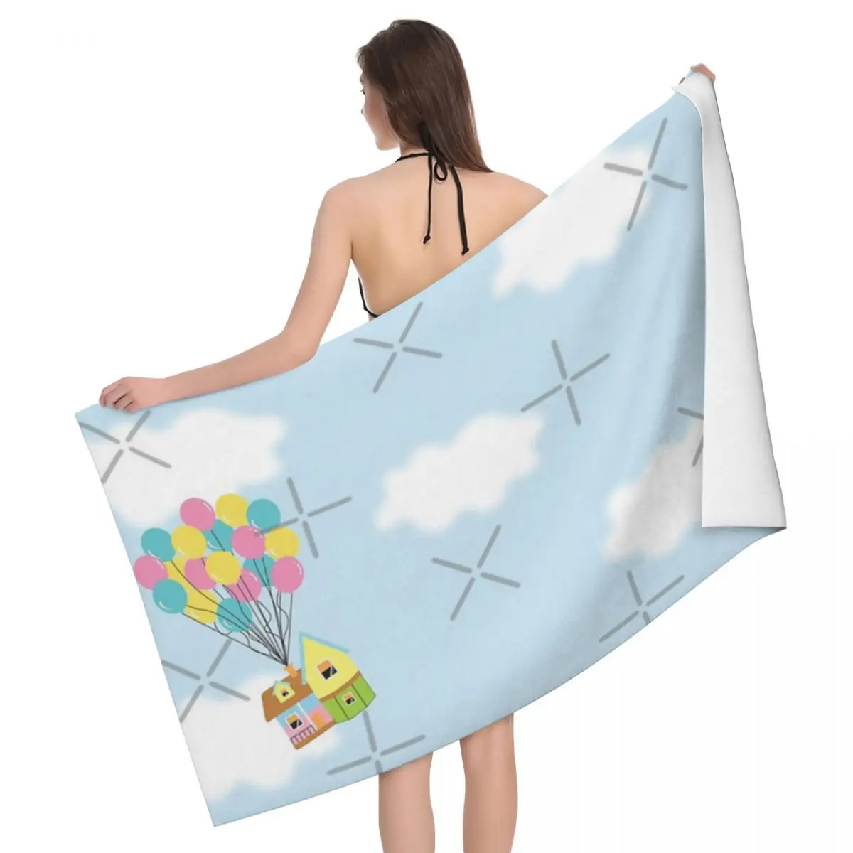 

Банное полотенце 80x130 см с индивидуальным рисунком, приятное для кожи, для школы