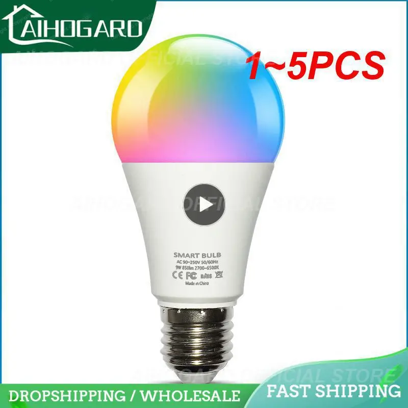 

Умная лампа E27 с поддержкой Wi-Fi, 1-5 шт.