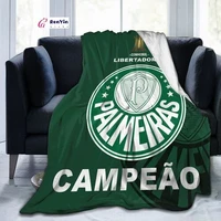 palmeiras club logo throw blanket brazil football soft warm lightweight blanket for bed travel hotel bedspread for adults kids