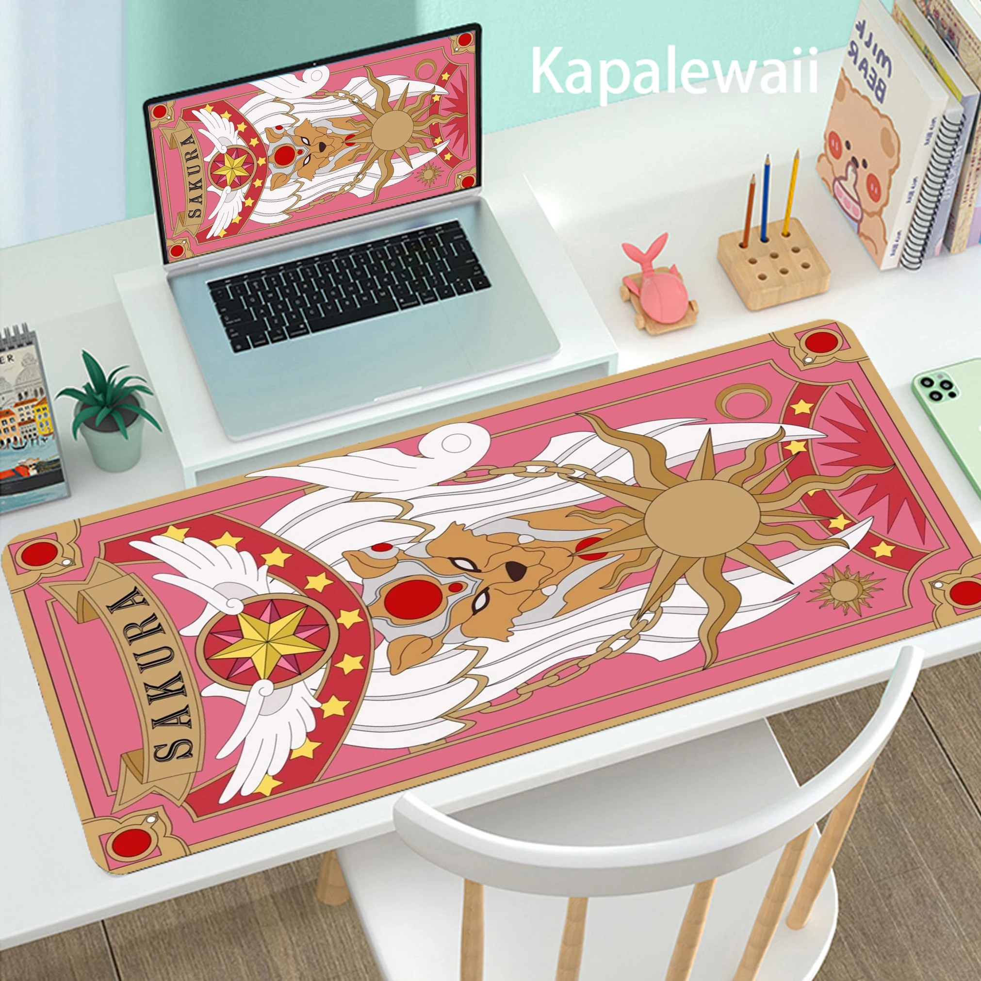 

Large Mouse Pad 900x400mm Gamer Gaming Mouse Pad Mouse Mat Computer Mousepad Cardcaptor Sakura Mause Pad Desk Play Mat Pads
