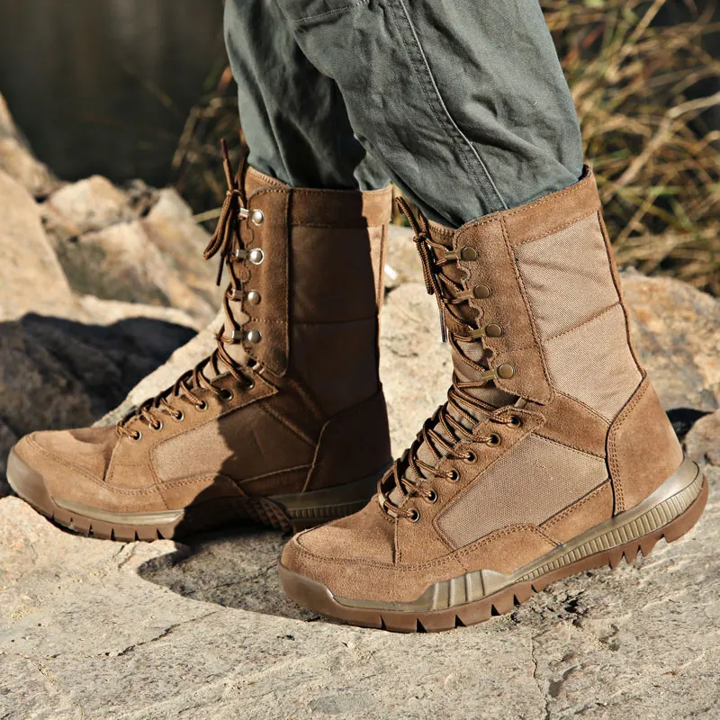 

Мужские коричневые боевые тактические походные ботинки на шнуровке военные армейские черные ботинки для мужчин Бесплатная доставка мужские ботинки