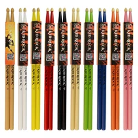 professional drum sticks 5a drumsticks maple wood multi colors for beginners 406mm anti slip grip for jazz latin combo playing