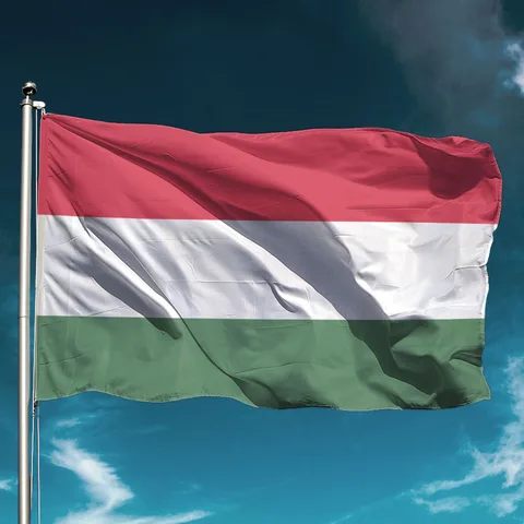 Венгерский флаг, Национальный Баннер, летающий полиэстер, наружный декор, украшение для сада, настенный фон, поддерживающий радость