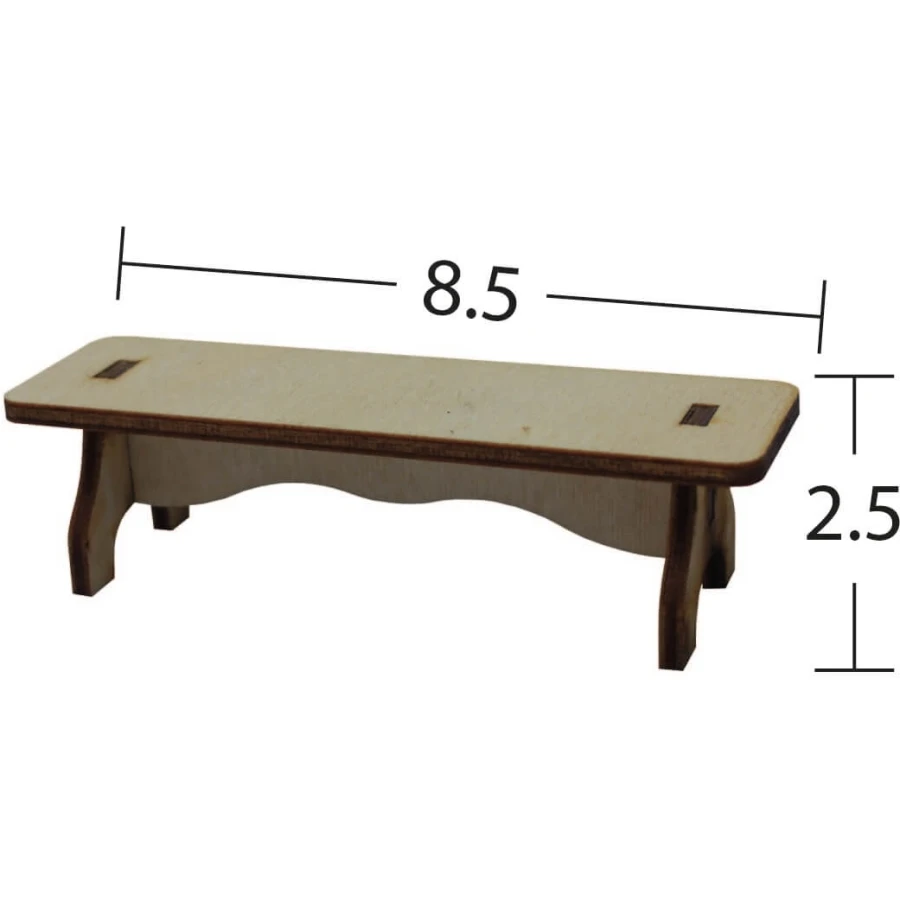 MN35 миниатюрный объект, миниатюрная краска из необработанной древесины