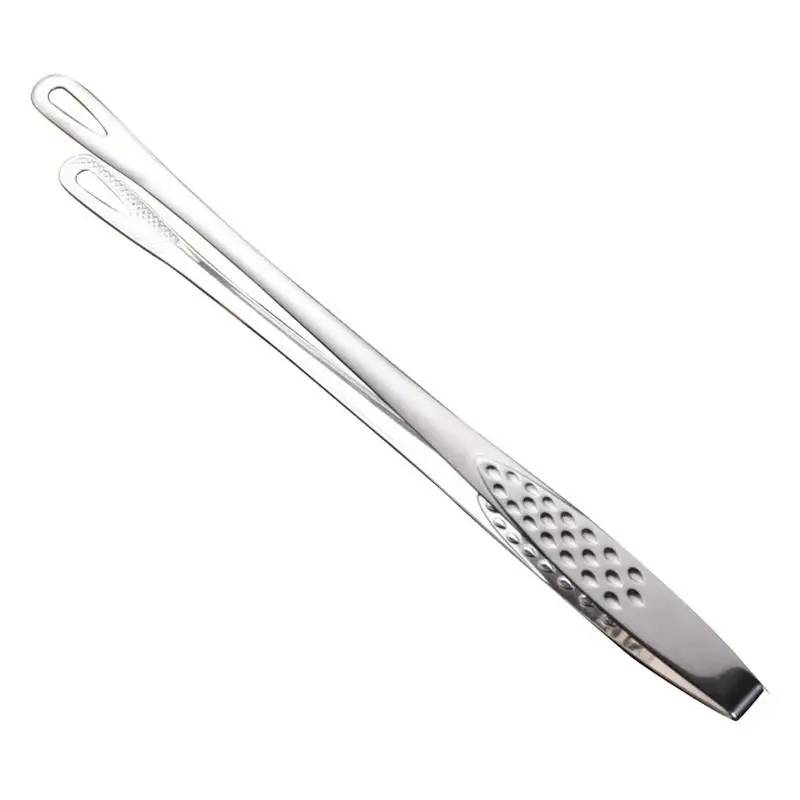 Stainless steel food tongs long handle non-slip barbecue tongs steak tongs kitchen cooking tool accessories BBQ Cooking Tongs images - 6