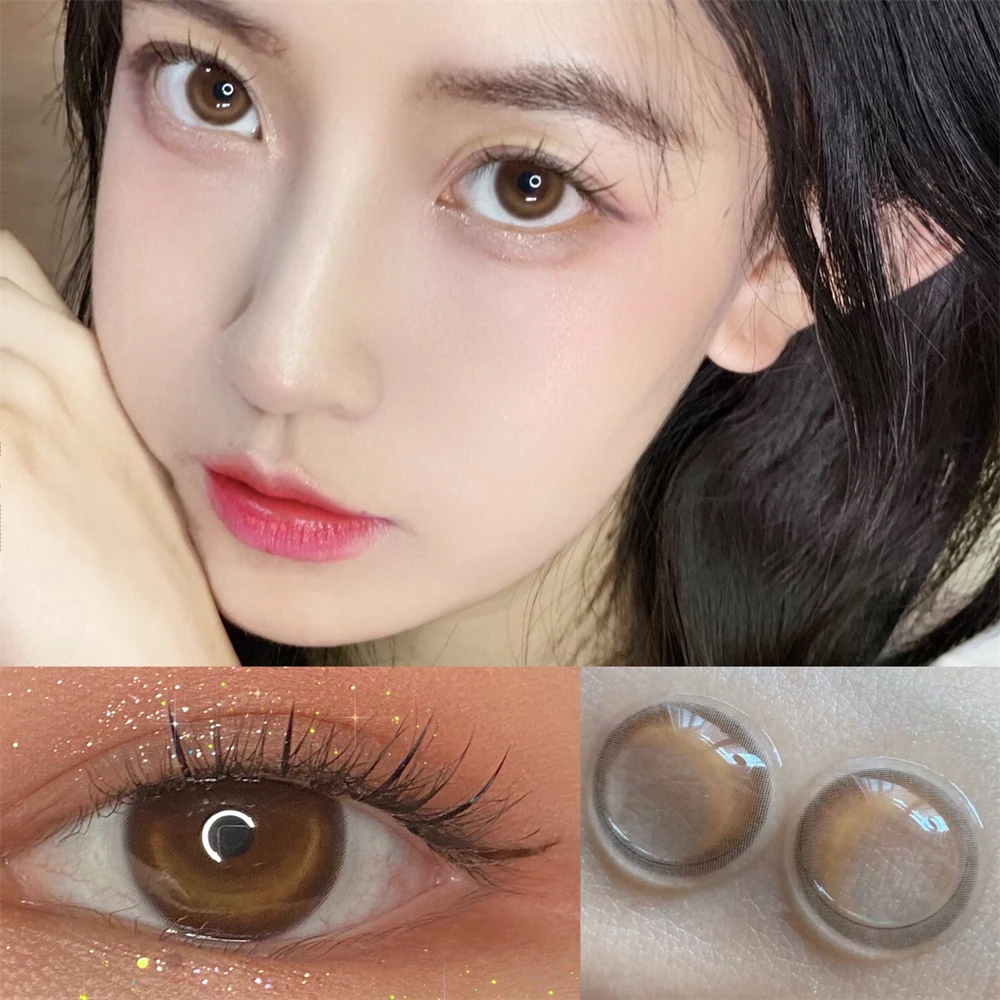 Цветные контактные линзы для макияжа глаз 2 шт./пара