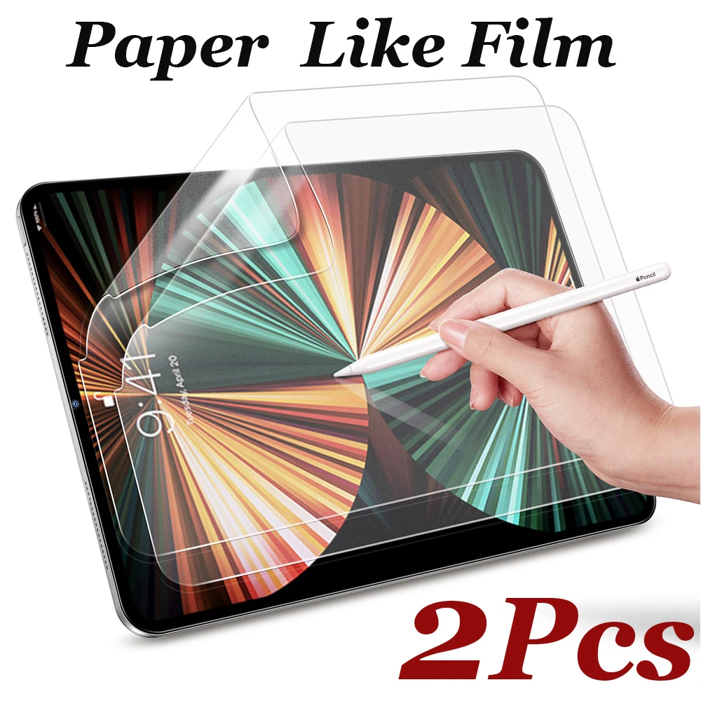 

Paper Like Screen Protector Film Matte PET Painting Write For iPad 7/8/9th 10.2 Air 4 5 10.9 10th Generation Pro 11 Mini 4 5 6