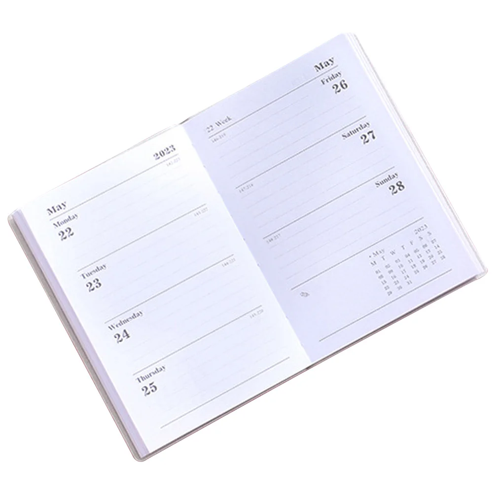 

Planner Notebook Notepad Daily Book Note Pocket Calendar Journal Monthly Weekly Schedule Business Agenda English Study Do Work