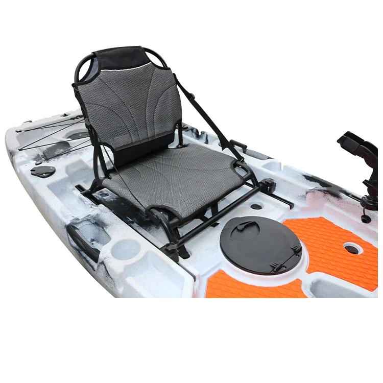 Профессиональный 8-футовый педальный привод для каяка с одним веслом рыбалки