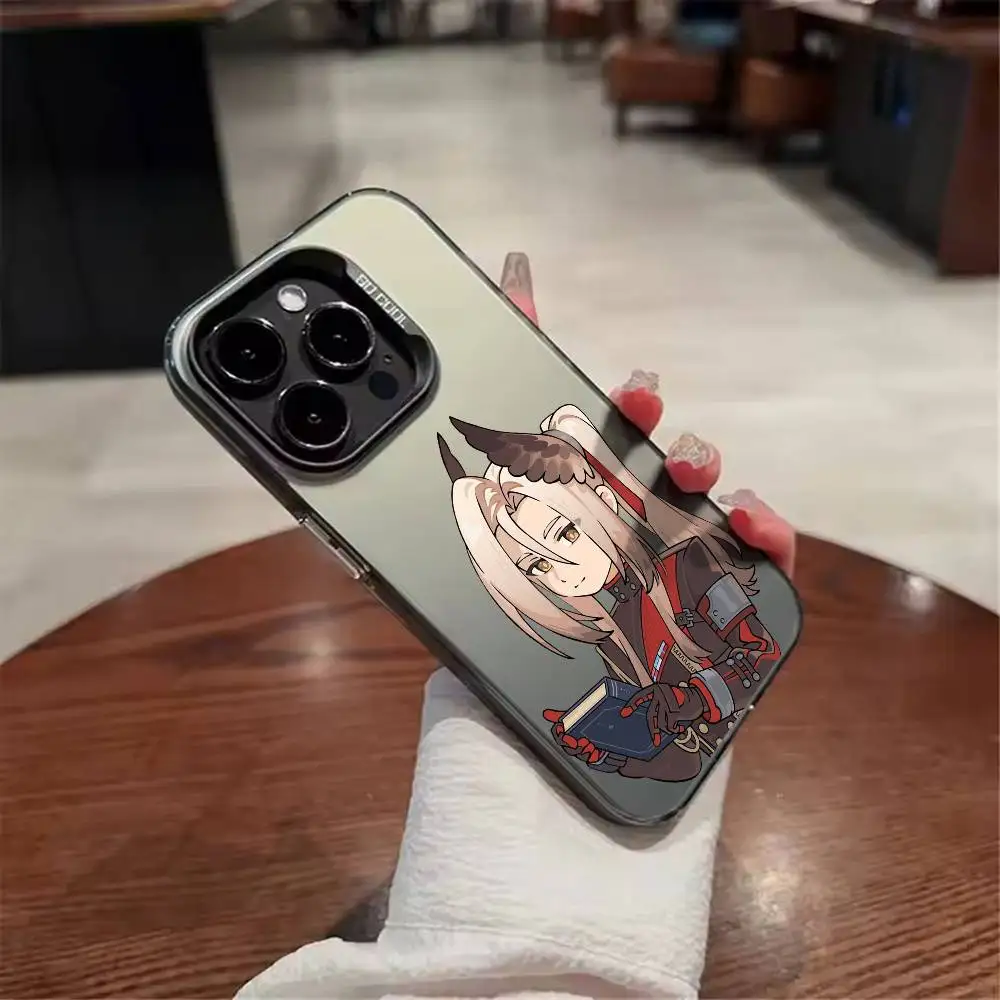Чехол для телефона Pogranichnik Arknights Endfield для iPhone 17, 16, 15, 14, 13, 12, 11, Mini, Pro, MAX, матовый, ударопрочный. (art.: 3920dd1961817) - 3920dd1961817