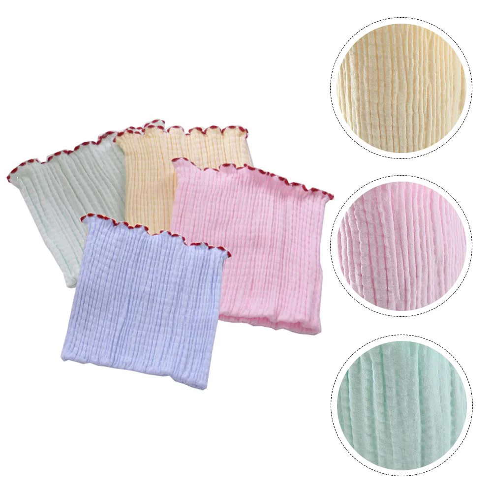 

4pcs Elastic Umbilical Protector Cotton Infant Belly Belt Umbilical Protector for Home