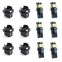 ynd t10s1 bases and t10 car light twist lock plug and play bulb holder sockets fit instrument panel lights for bmw 3 series e36