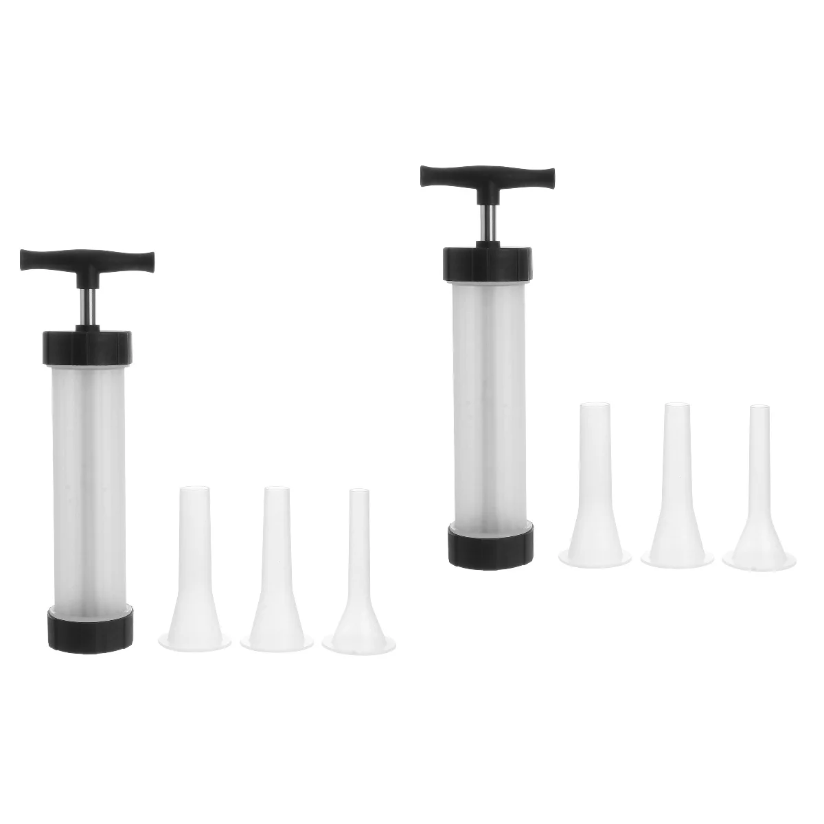 

Sausage Stuffer Manual Filler Maker Filling Pipes Meat Grinder Processor Stainless Steel Extruder Pump Machine Supplies