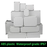 waterproof plastic enclosure box electronic ip67 project instrument case electrical project box abs outdoor junction box housing