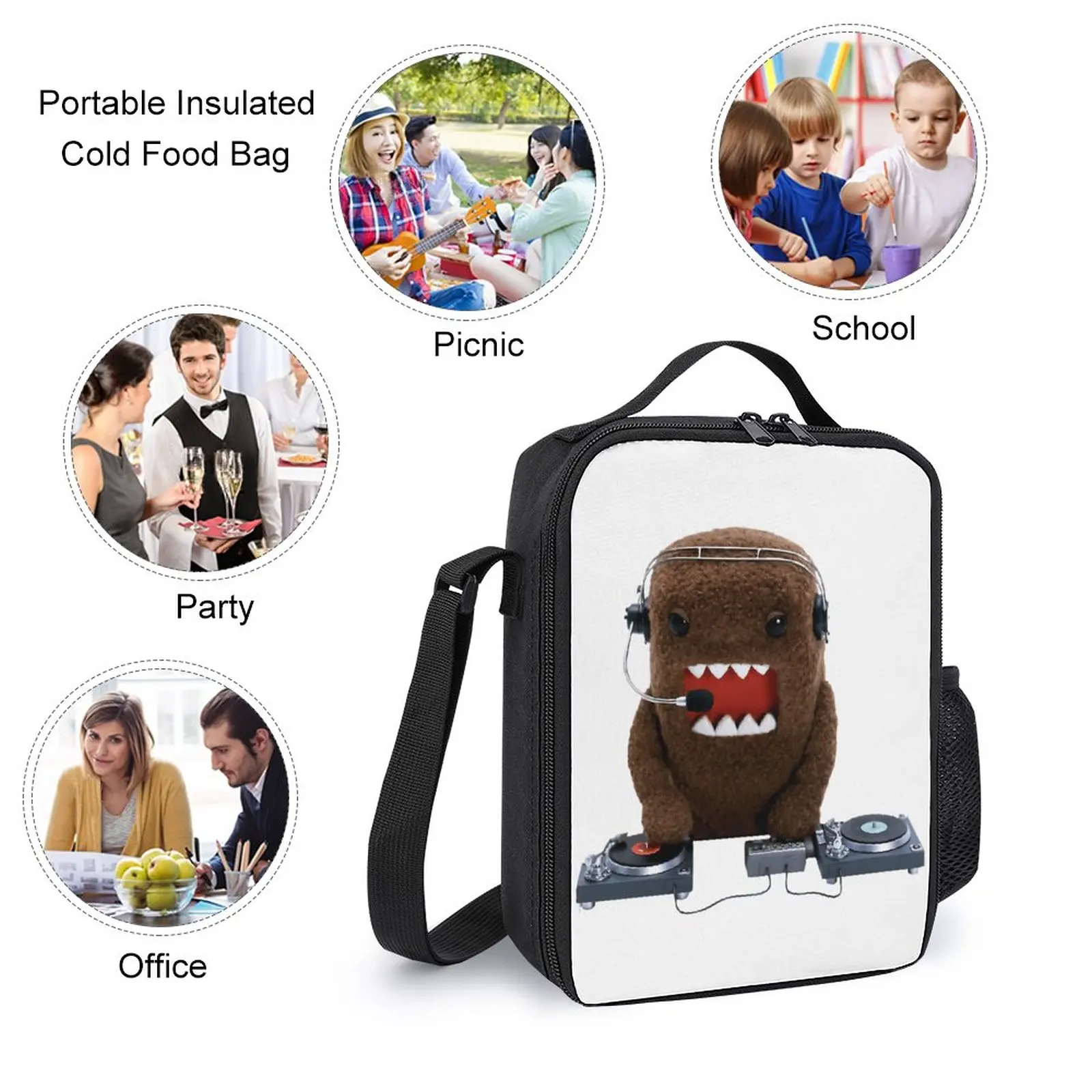 DJ Домо-кун для продажи 3 в 1 Набор 17 дюймов Рюкзак Сумка ланча сумка ручек летние