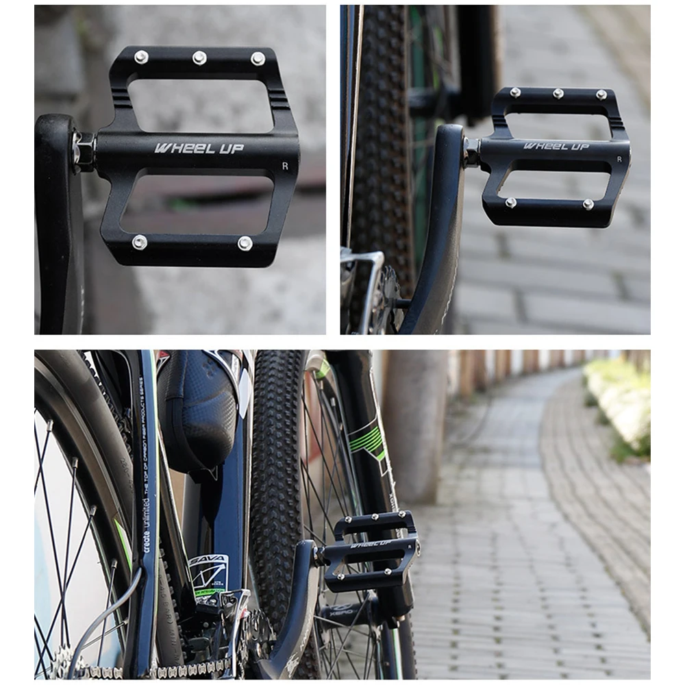 

Mountain Bike Pedals Bicycle Pedals Wide Platform Pedales Bicicleta Non-Slip Mtb Accessorie Alloy Bike Pedal MTB Sealed Bearing