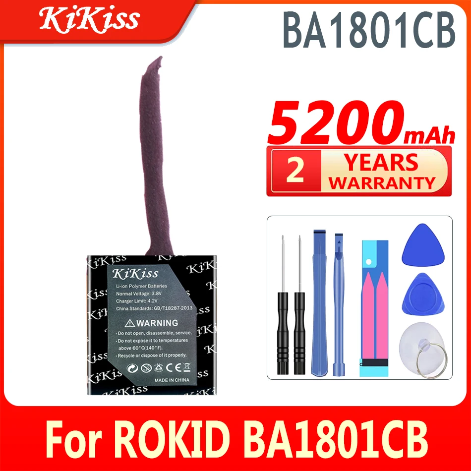 

5200mAh KiKiss Powerful Battery For ROKID BA1801CB Digital Batteries