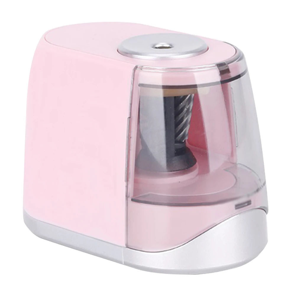 

Easy Clean USB Rechargeable School Classroom Helical Blade Stationery Heavy Duty Auto Stop Electric Pencil Sharpener Artists