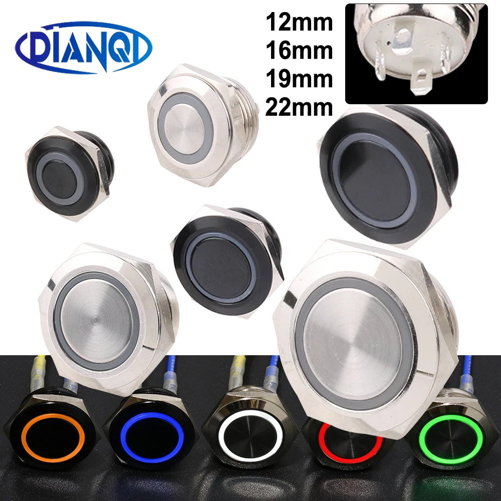 

Электрический мини-переключатель DIANQI 12/16/19/22 мм