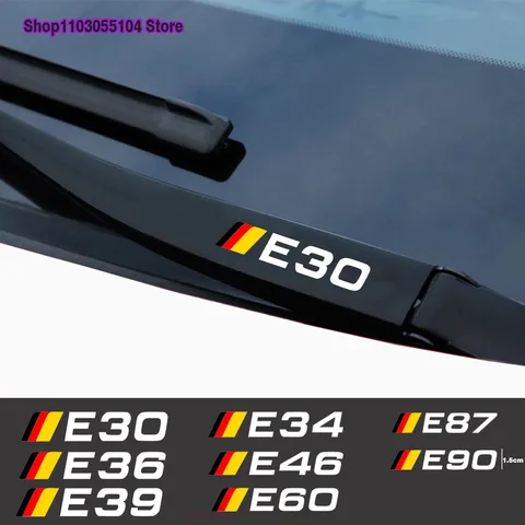4 шт., наклейки на стеклоочиститель для bmw E30 E34 E36 E39 E46 E60 E87 E90