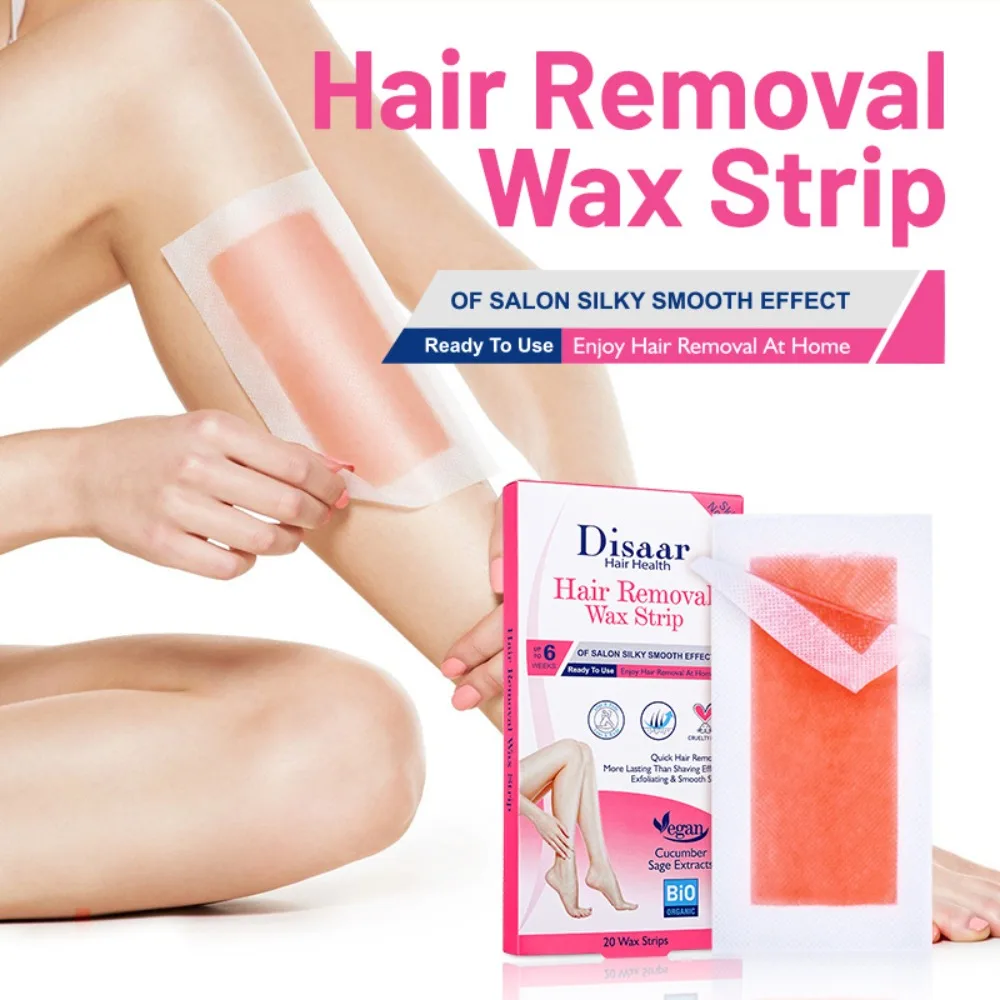 

Professional Wax Paper Hair Removal Non-permanent Whitening Shaving Sticker Body Facial Effective Waxing Cold Wax Strips Paper