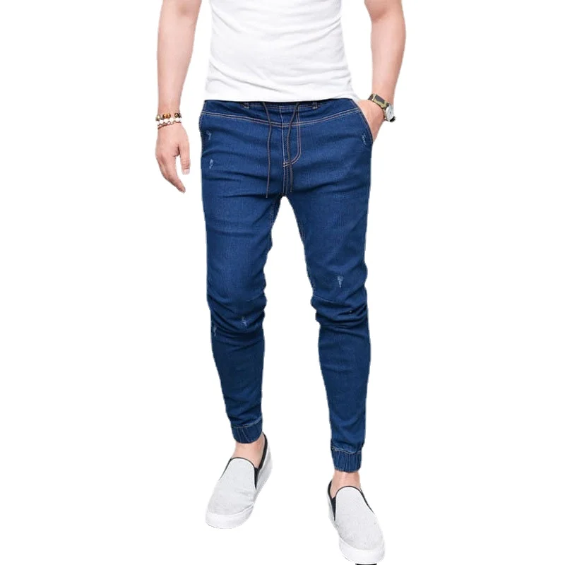 Men's Jeans Tight Fashion Elastic Pencil Pants Autumn Full Length Denim Trousers Pantalones Vaqueros Elasticos Para Hombre