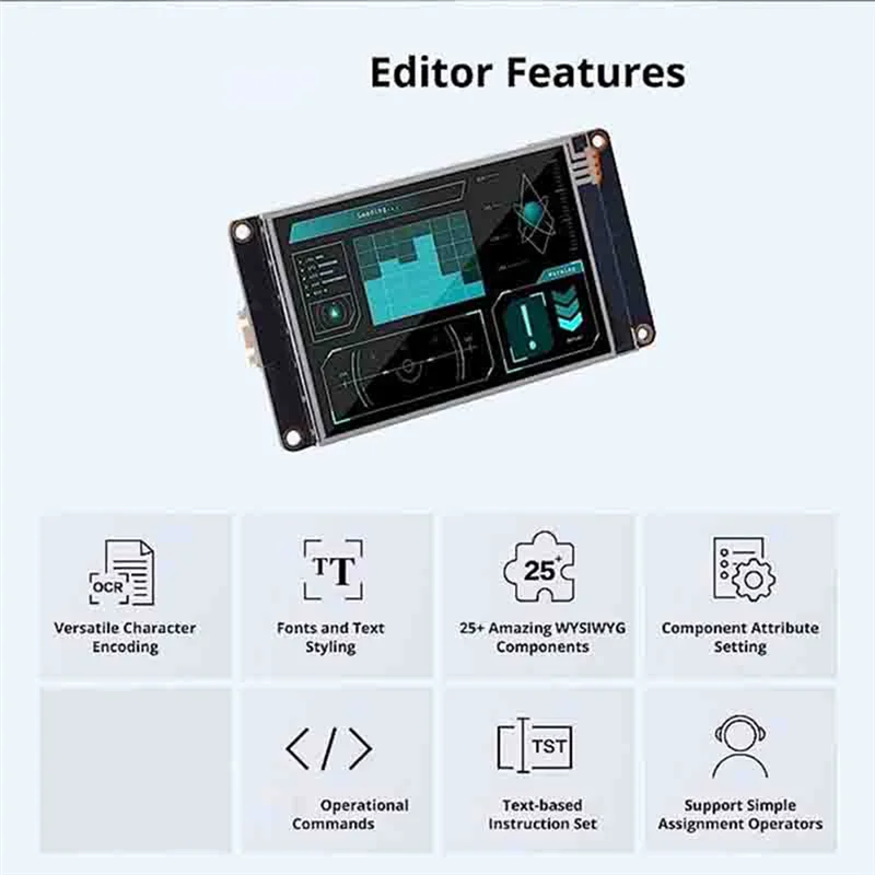 NEXTION HMI ЖК сенсорный дисплей NX4832K035 3 5-дюймовый резистивный Улучшенная серия UASRT TFT