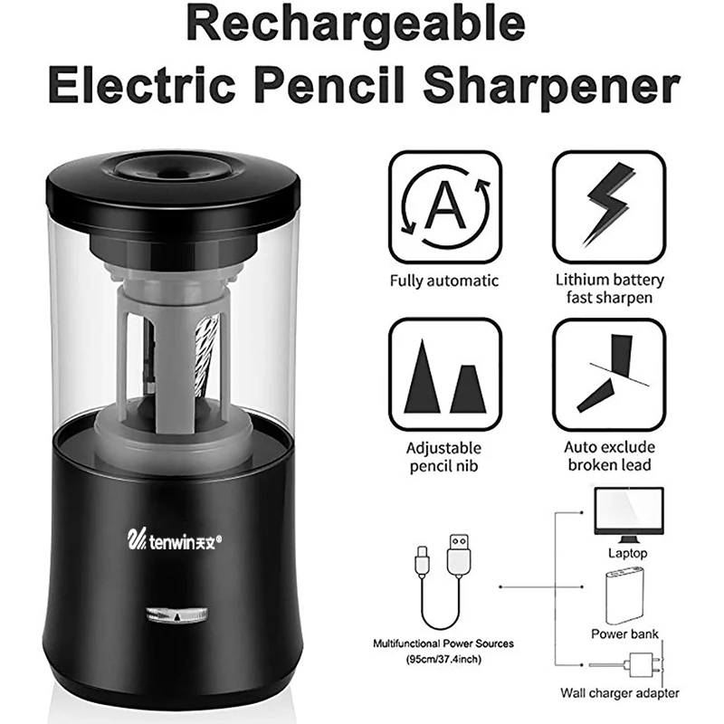 Электрическая автоматическая точилка для карандашей сверхмощная Механическая