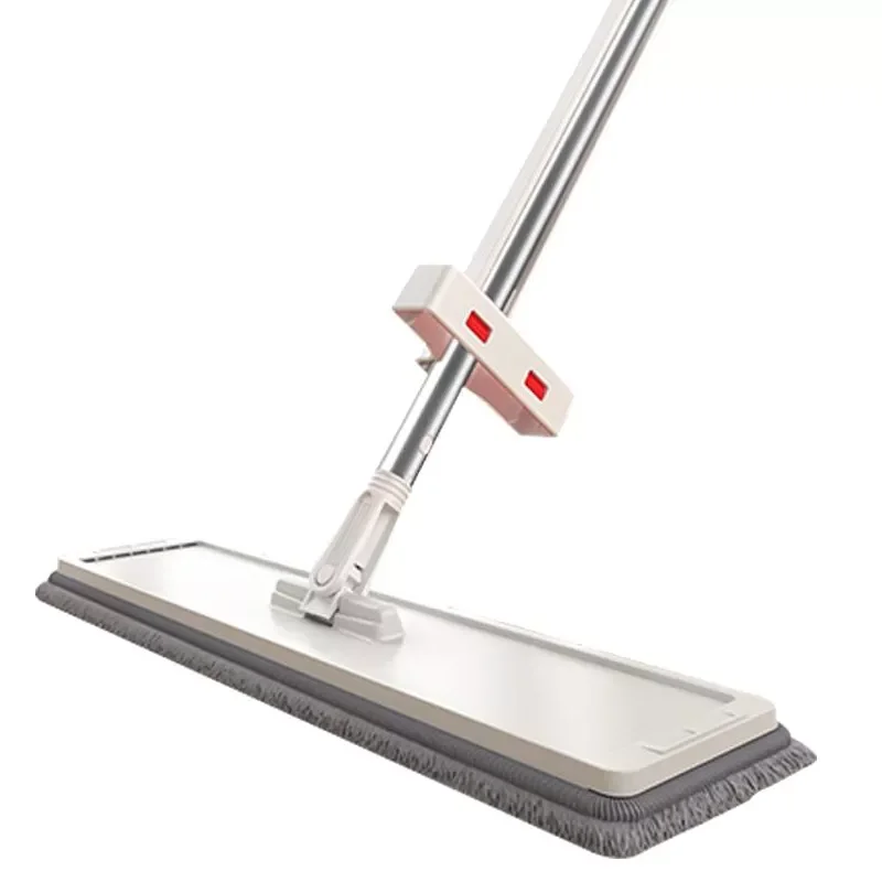 

50cm Self-squeezer Mop Free Hands Spin Microfiber Lazy Floor Trapez Wringer Mopping Washing Household Cleaning Tools