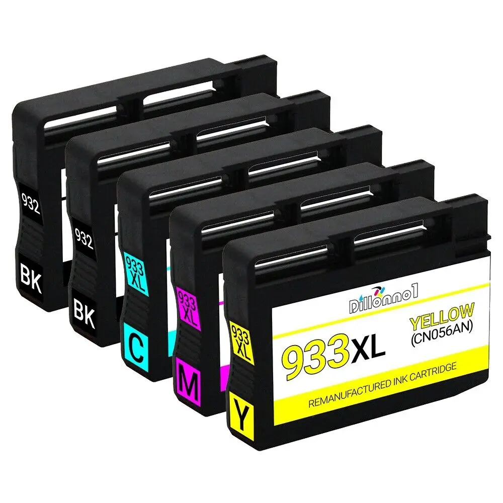 

5pk For HP 932 933XL Ink Cartridges For Officejet 6100 6600 6700 Printer Series